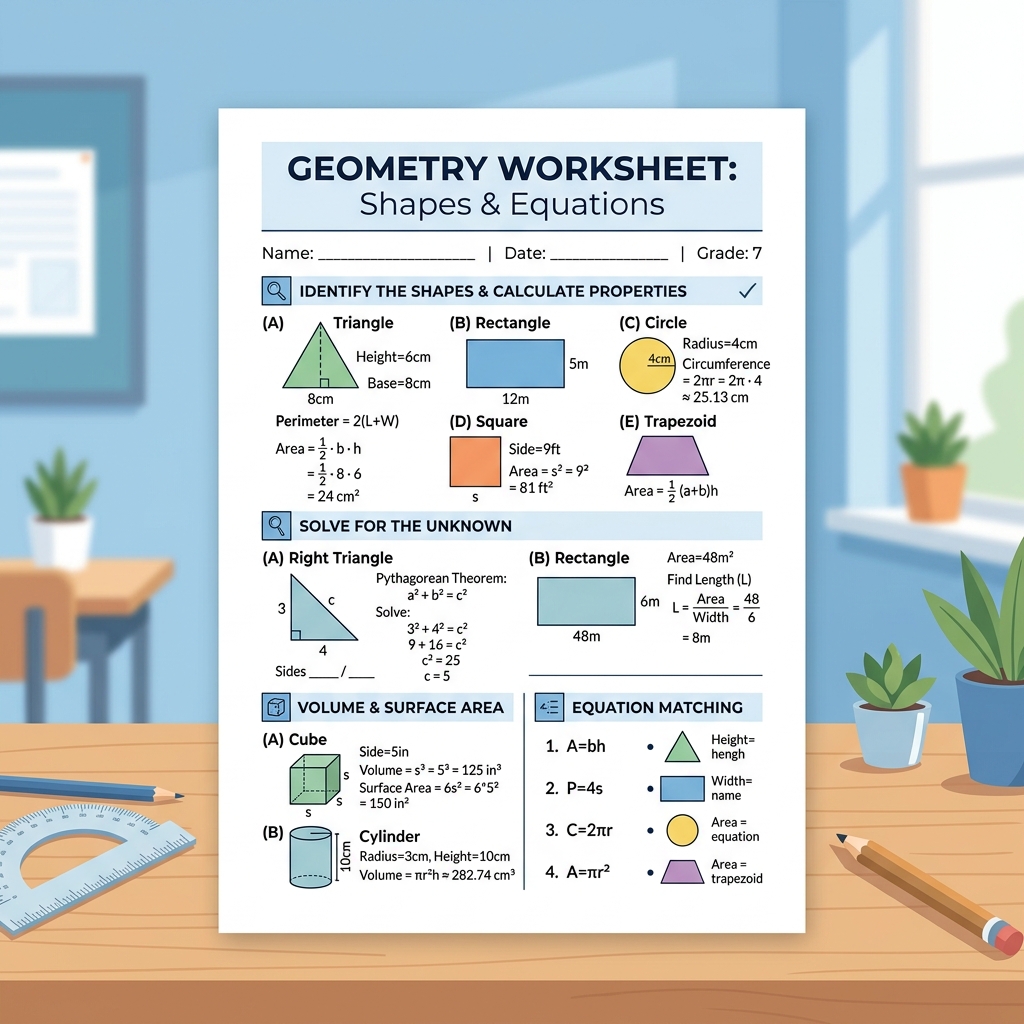 How to Design Math Worksheets That Build Conceptual Understanding