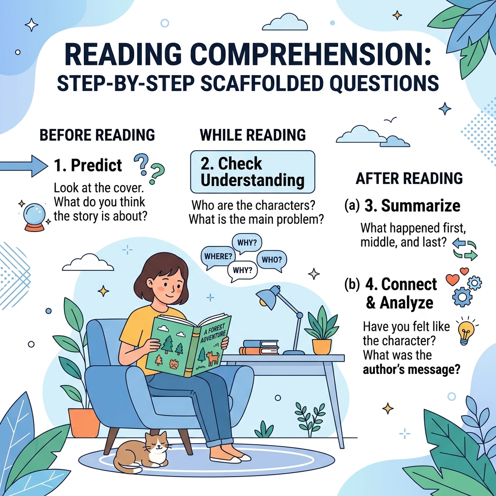 Scaffolding Reading Comprehension Sheets: A Step-by-Step Guide