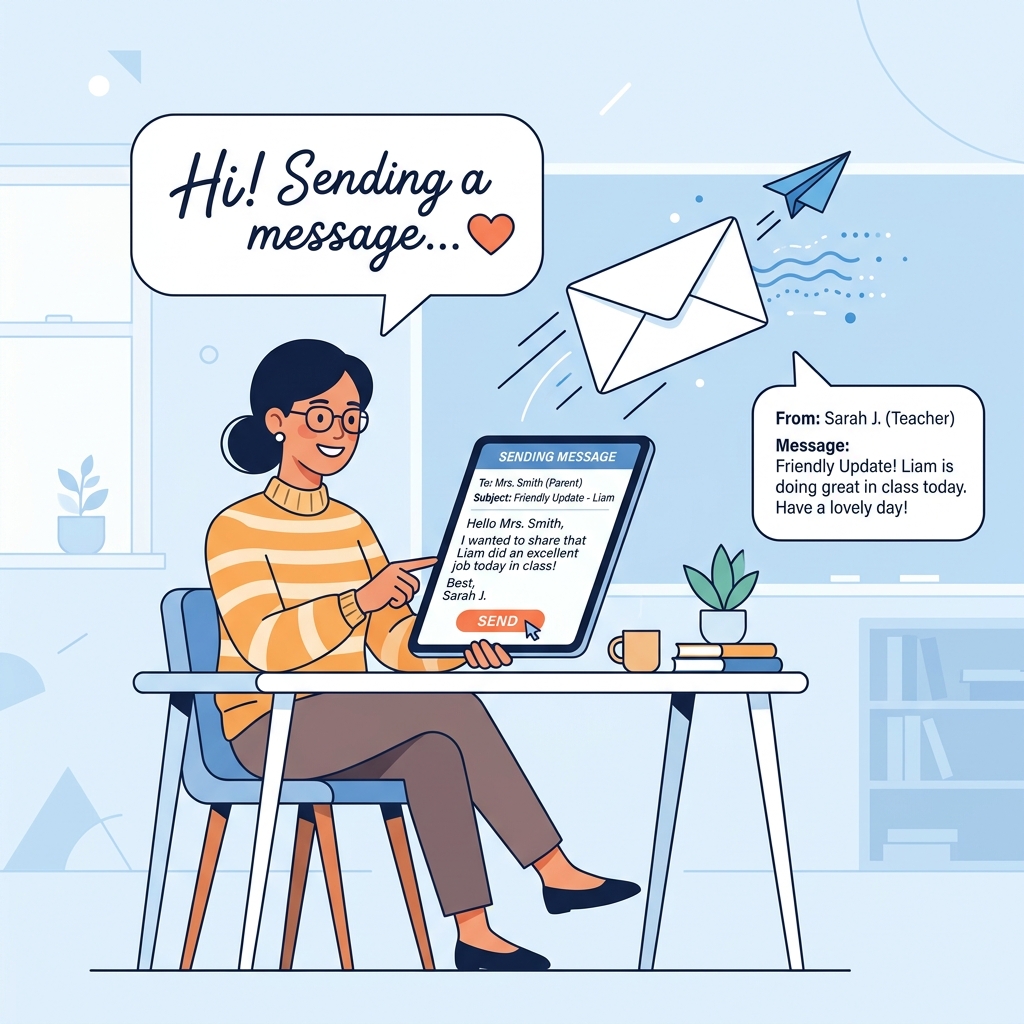 Streamlining Parent-Teacher Communication with AI Assistance